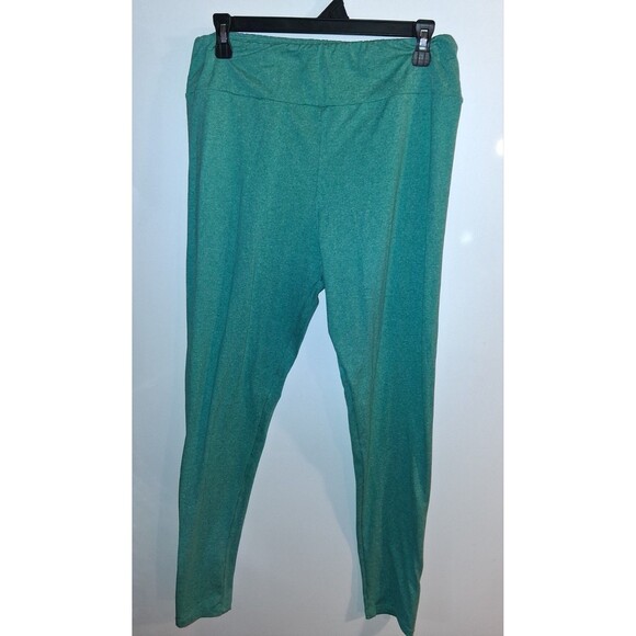 Lularoe Green Heather Leggings Sz TC - Picture 1 of 3